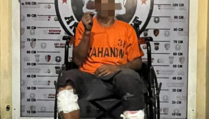 Sat Reskrim Polres Pelabuhan Belawan Tembak Pelaku Curas