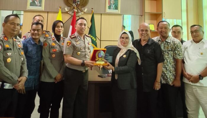 Hari Pertama Menjabat, Kapolres Binjai Sambangi DPRD dan Pengadilan Agama