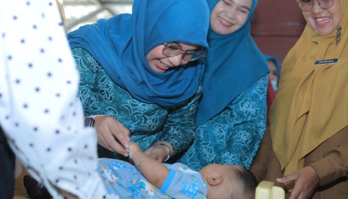 Ketua TP PKK Banda Aceh Sambangi Posyandu Lampoh Daya dan Asoe Nanggroe