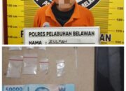 Polres Pelabuhan Belawan Ringkus Pengedar Sabu Jalan Giro