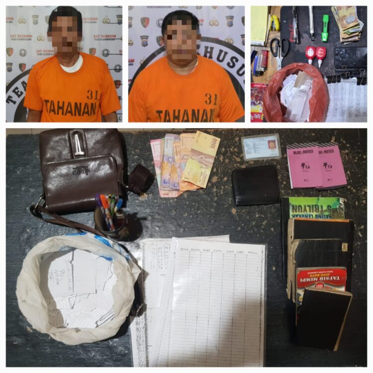 Polres Pelabuhan Belawan Ringkus Dua Jurtul Togel Di Martubung