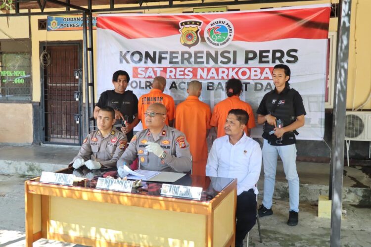 Polres Abdya Ungkap Tiga Kasus Narkotika, Sita Sabu dan Ganja