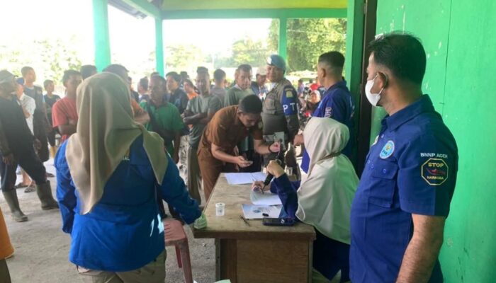 Puluhan Petugas DLH Aceh Besar Ikuti Tes Narkoba