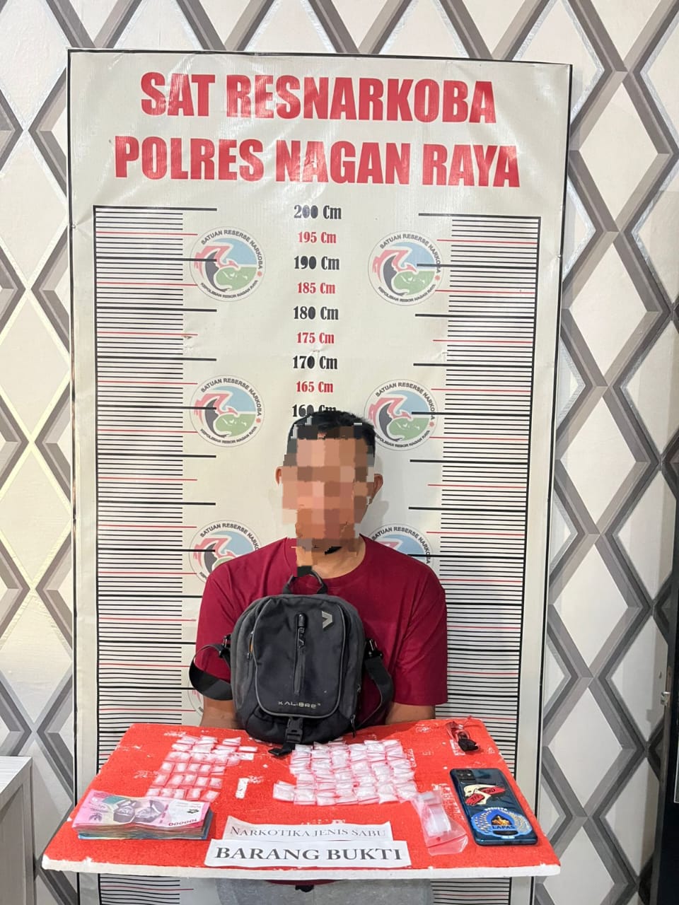 Sat Resnarkoba Polres Nagan Raya Amankan Pengedar dan 114 Paket Sabu