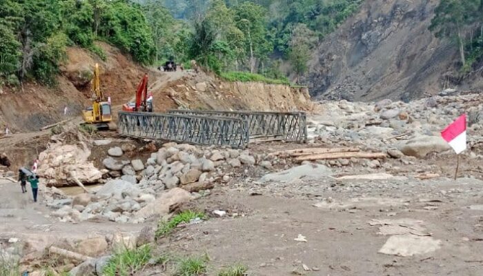 Pemulihan Akses: Jembatan Bailey Wih Kanis Kembali Beroperasi