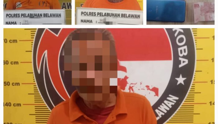 Polres Pelabuhan Belawan Gerebek Sarang Narkoba di Labuhandeli, 3 Pelaku Diamankan