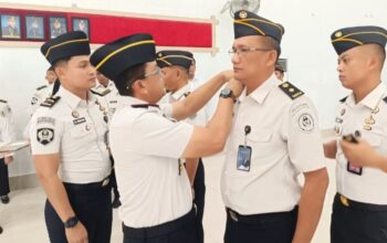 Lapas Kelas IIA Binjai Melaksanakan Penyematan dan Penyerahan SK Kenaikan Pangkat Bagi Pegawai