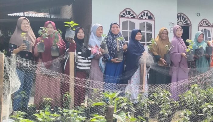 Tekan Kebutuhan Dapur, Sumiati Bagikan Bibit Sayuran Gratis Kepada Emak-emak di Beringin