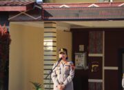 Kapolres Samosir Perdana Pimpin Apel Dengan Bahasa Inggris