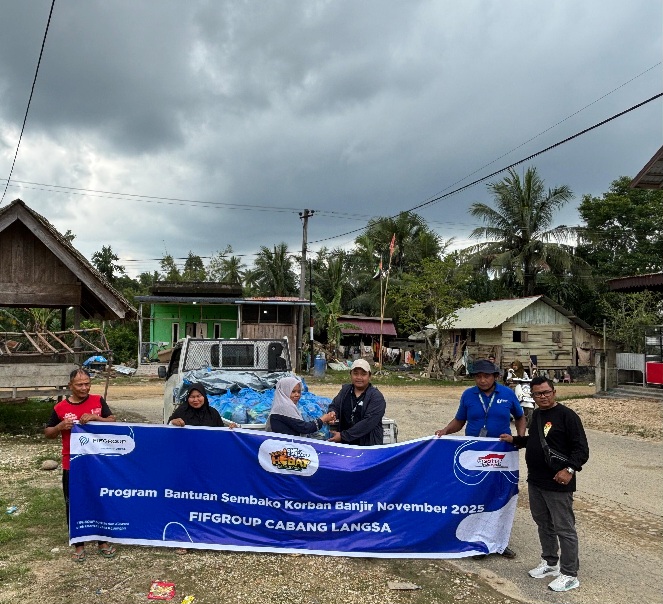 FIFGROUP Langsa Saluran Bantuan Untuk Masyarakat Terdampak Bencana