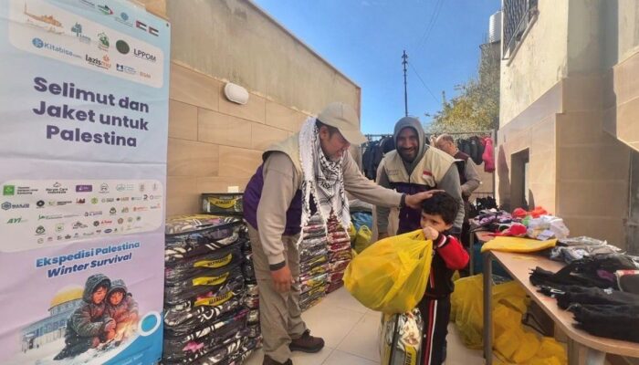 Musim Dingin Di Palestina, BMM Kirim Relawan Untuk Distribusi Bantuan Kemanusiaan