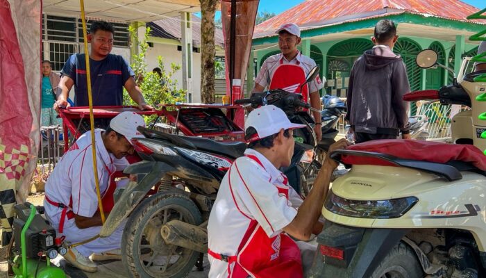 Honda Kembali Gelar Servis Gratis Di Tapanuli Tengah
