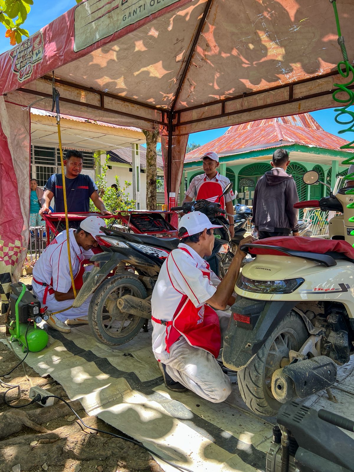 Honda Kembali Gelar Servis Gratis Di Tapanuli Tengah