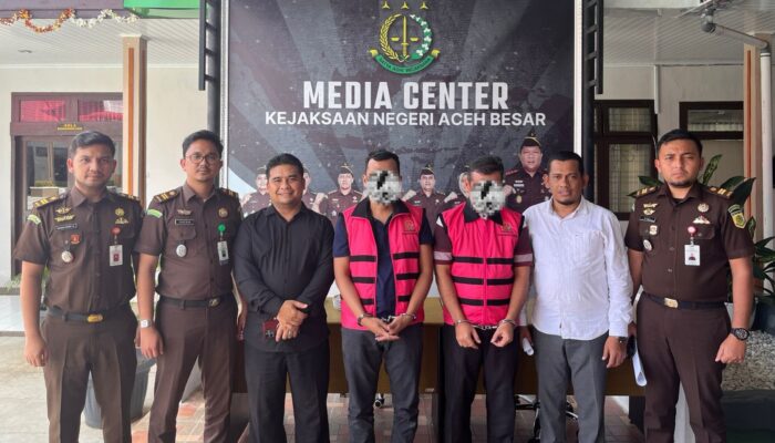 Dugaan Korupsi Anggaran SPPD, Kejari Aceh Besar Tahan Dua Pejabat Inspektorat