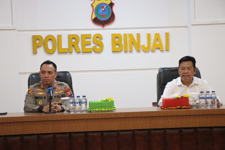 Kapolres Binjai Giat Silaturahmi Bersama 18 Tokoh Etnis Forum Pembauran Kebangsaan