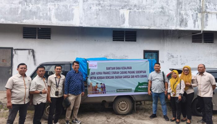 ADIRA Finance Salurkan Dana Kebajikan, Bantu Korban Bencana Di Tapsel