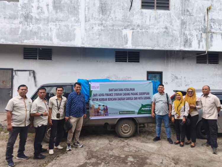 ADIRA Finance Salurkan Dana Kebajikan, Bantu Korban Bencana Di Tapsel