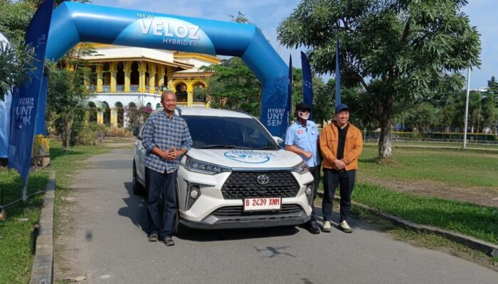 Tempuh Jarak 7.000 Km, Ekspedisi Veloz Hybrid EV Lintas Nusa Tiba Di Medan