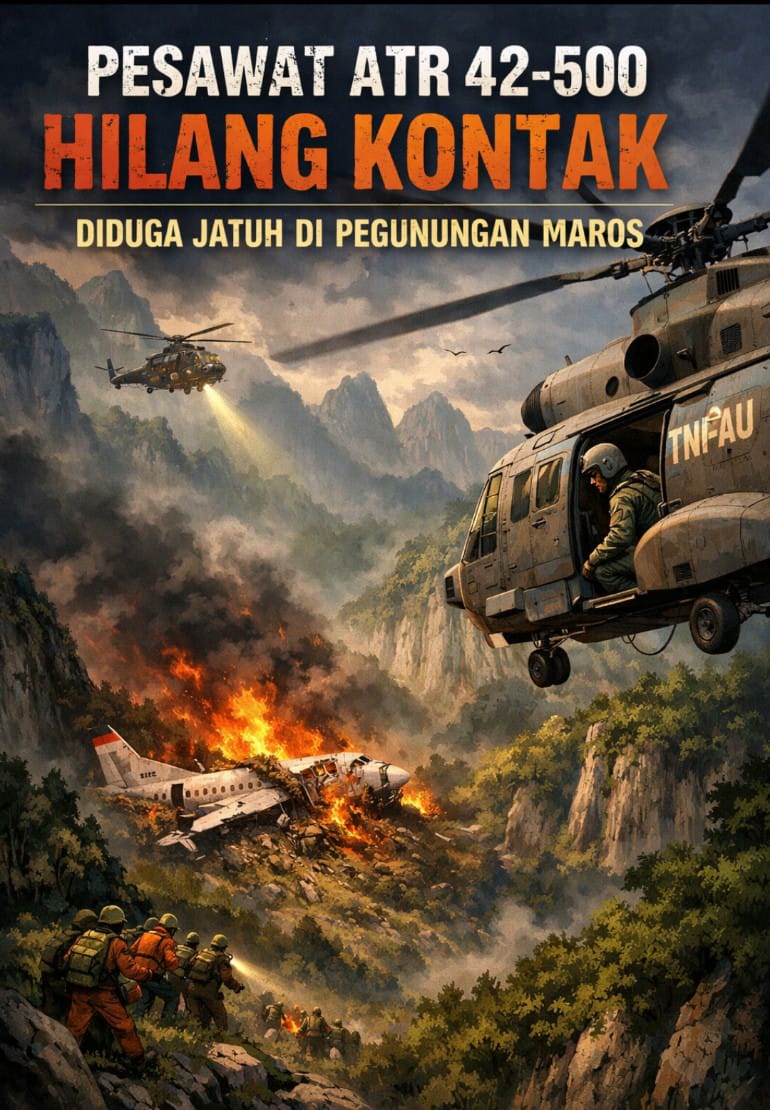 Pesawat ATR 42-500 Yang Hilang Kontak Bawa 10 Orang, Ini Daftarnya