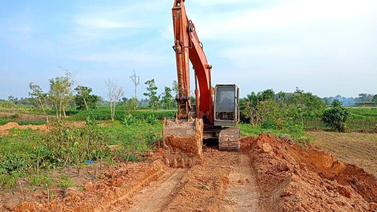 Satpol PP Sergai Akan Hentikan Galian C Bila Tak Kantongi Izin Di Dusun IV Cempedak Lobang