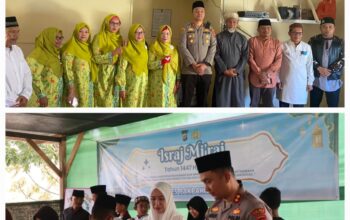 Polres Pakpak Bharat Peringati Isra Mikraj Dan Syukuran Bersama Anak-anak Yatim Piatu