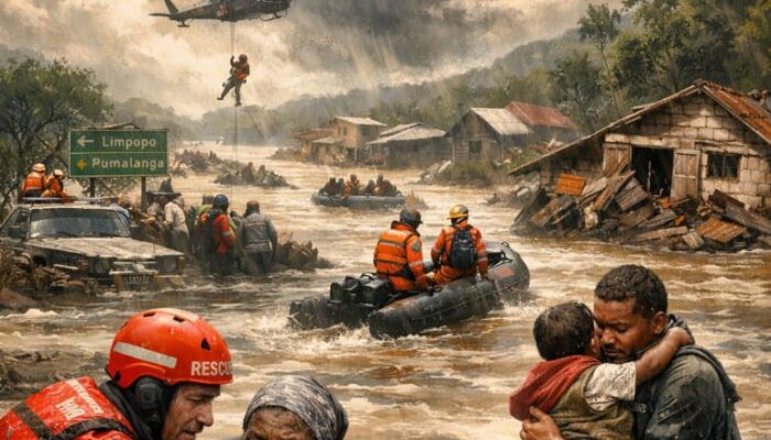 Banjir Meluas, Afrika Selatan Tetapkan Bencana Nasional