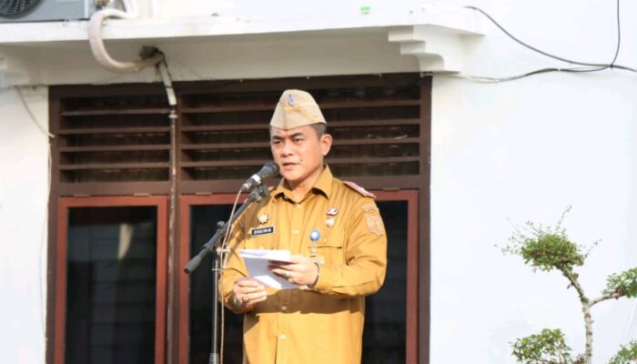 Pimpin Apel Gabungan, Sekda Binjai Ajak OPD Perkuat Sinergi Pembangunan