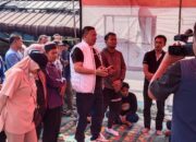 Bupati Salim Fakhry Sambangi Korban Kebakaran