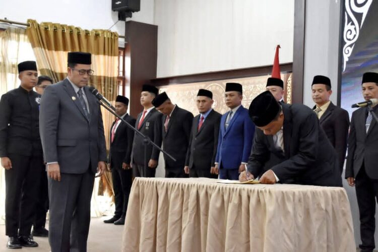Ruslan Ramadhan Dilantik sebagai Kepala BKPSDM, Bupati Aceh Tengah Tekankan Integritas dan Respons Pascabencana