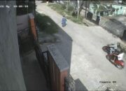 Pasangan Kekasih Terekam CCTV Curi Sepeda Motor Di Jalan Kolam Medan Estate