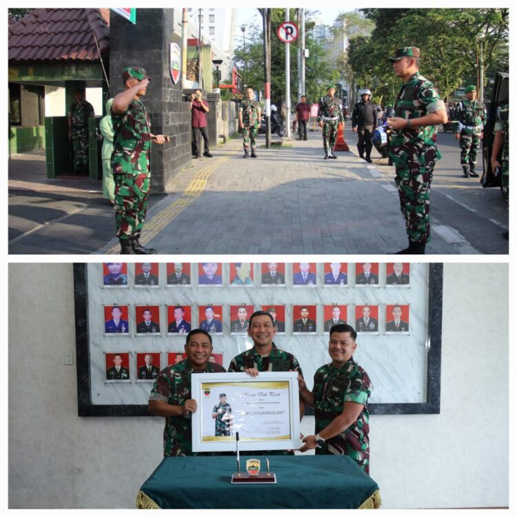 Pangdam l/BB Dan Ketua Persit KCK Daerah l/BB Kunker Ke Kodim 0201/Medan