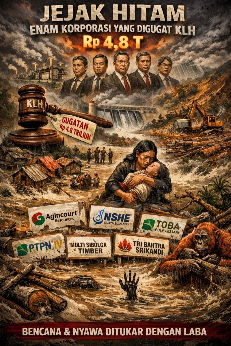 Jejak Hitam Enam Korporasi yang Digugat KLH Rp4,8 T