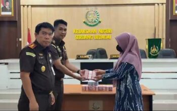 Kasus Kredit Macet Selamet Dieksekusi, Kejari Sergai Terima Pengembalian Uang Negara Rp450 Juta