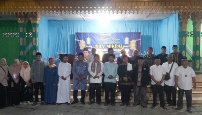 Peringatan Isra Mikraj Momentum Brandan Menuju Kota Bahagia 