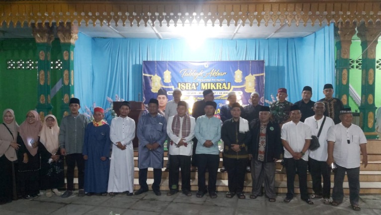 Peringatan Isra Mikraj Momentum Brandan Menuju Kota Bahagia 