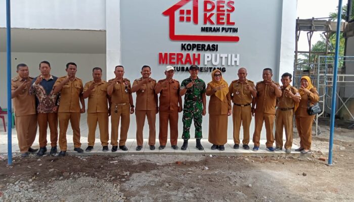 Dandim 0204/DS dan Kadis Koperasi Deliserdang Rapat Evaluasi Percepatan Pembangunan KDKMP Dengan Wakil Panglima TNI