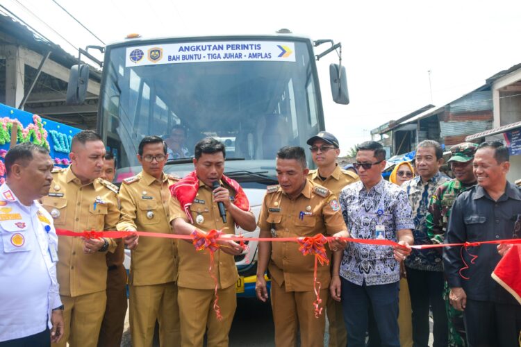 Dua Bus Perintis Dari Pemerintah Pusat Resmi Beroperasi di Deliserdang