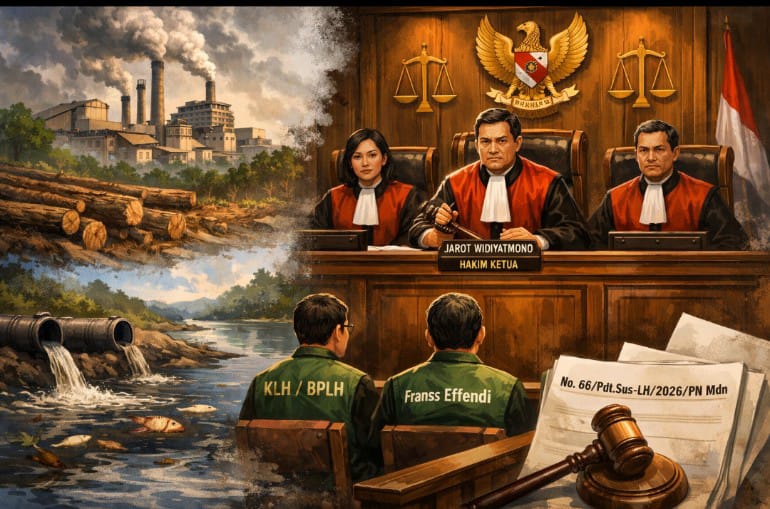 PT TPL Dan TBS Digugat Terkait Lingkungan Hidup, Wakil Ketua PN Medan Ditunjuk Jadi Hakim Ketua