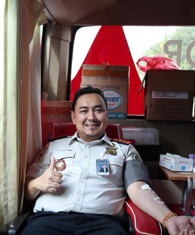 HBI Ke-76 Tahun, Kantor Imigrasi Lhokseumawe Gelar Donor Darah