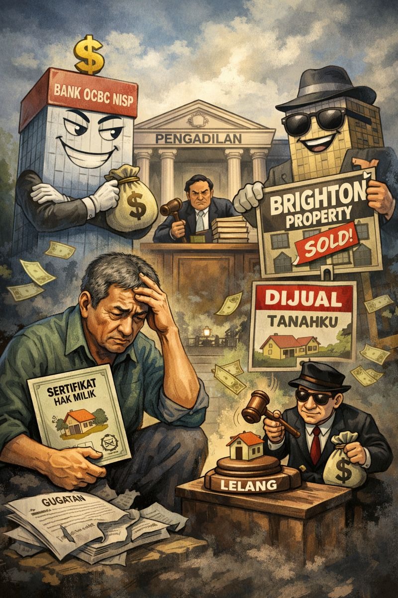 Paulus Nilai Bank OCBC NISP dan Brighton Wisdom Abaikan Proses Hukum