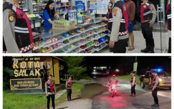 Antisipasi 3C, Sat Samapta Polres Pakpak Bharat Patroli Perintis Presisi di Kota Salak