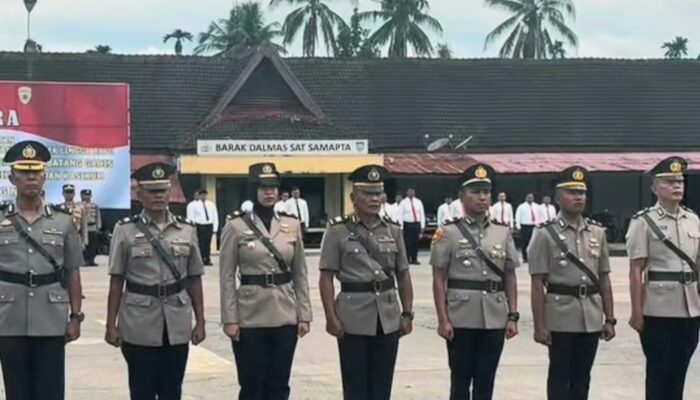 Kapolres Pimpin Sertijab Sejumlah Pejabat Utama Polres Mandailing Natal