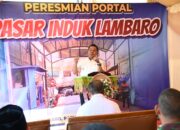 Tingkatkan Ketertiban Pasar, Bupati Aceh Besar Resmikan Portal Parkir Induk Lambaro