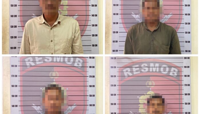 Polisi Ringkus 4 Pelaku Penyiraman Bensin di Kantor BPKD Aceh Selatan
