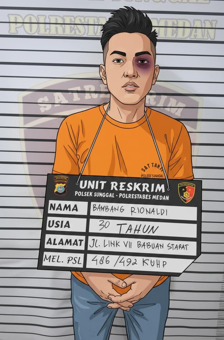 Modus Pacaran, Pemuda Asal Stabat Gelapkan Lima Sepeda Motor Cewek