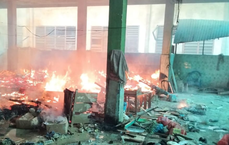 Bakar Pasar Pagi Kualasimpang Akibat Ditinggal Istri