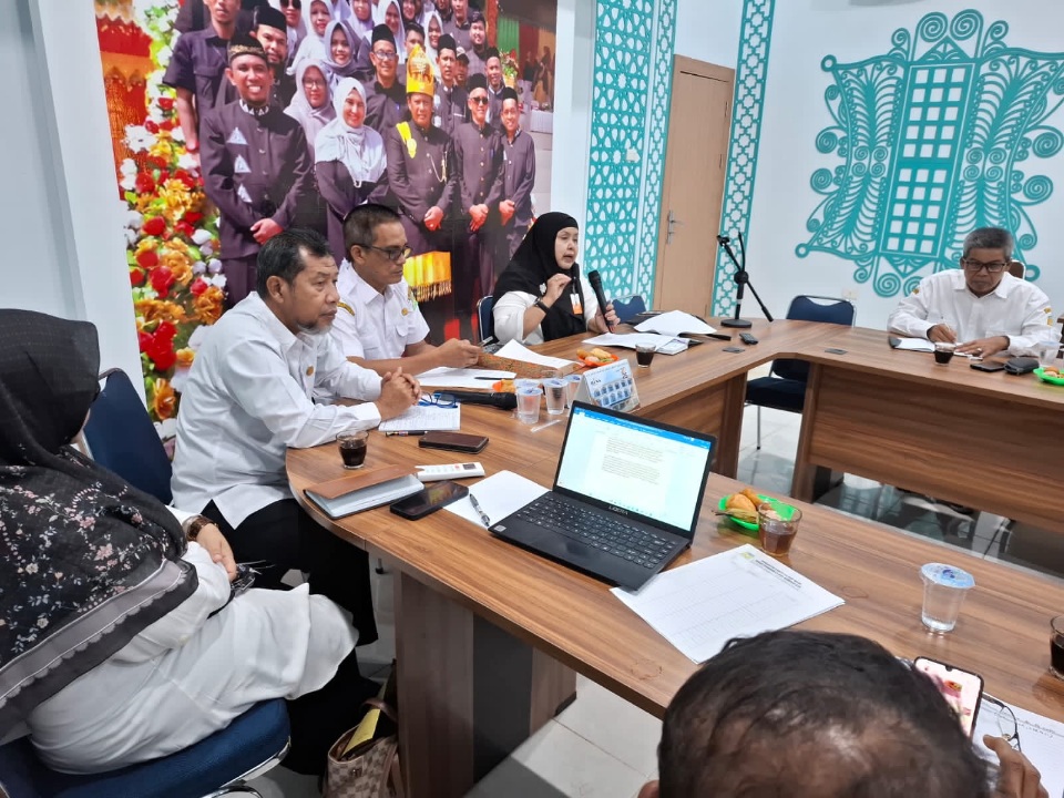 Plt Kadisdikbud Aceh Besar Gelar Rakor Bersama Pengawas Sekolah