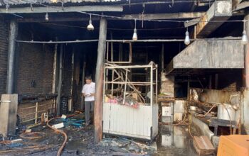 Tabung Gas Bocor, 1 Rumah Makan Di Samosir Terbakar
