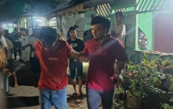 Tangkap Pencuri Di Atas Pohon, Warga Serahkan Ke Polres Batubara