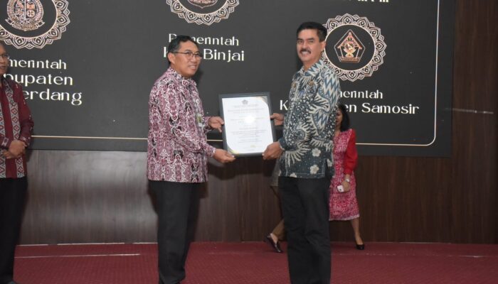 Pemkab Deliserdang Terbaik Kedua Pemerintah Daerah Terinisiatif